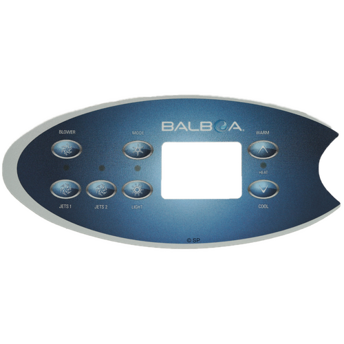 Balboa VL702S Oval 7 button 2 pump touchpad overlay decal