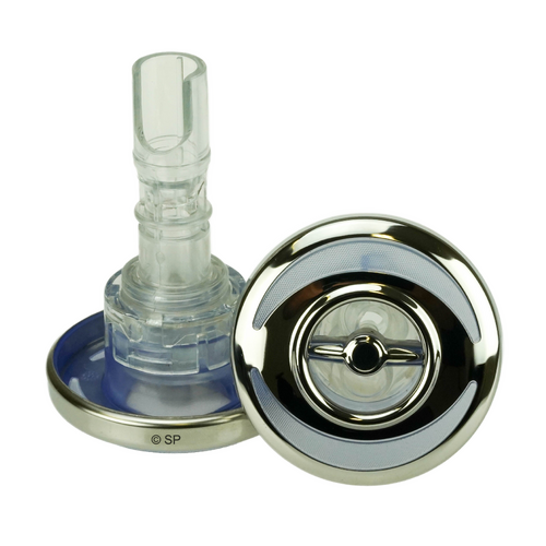 LVJ 2.5" Flying Twin Rotary Jet - Transparent/Stainless Steel